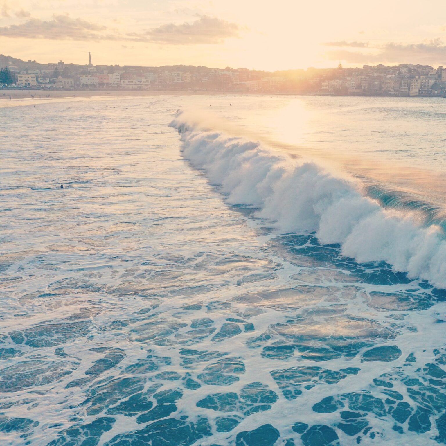 Fale ocean piękno